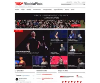 TedXriodelaplata.org(X=evento ted organizado de forma independiente) Screenshot