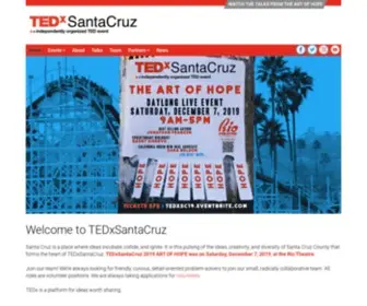 TedXsantacruz.org(Santa Cruz) Screenshot