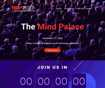 TedXtcet.com(The Mind Palace) Screenshot