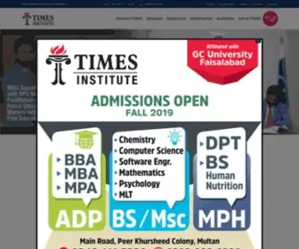 T.edu.pk(TIMES INSTITUTE) Screenshot