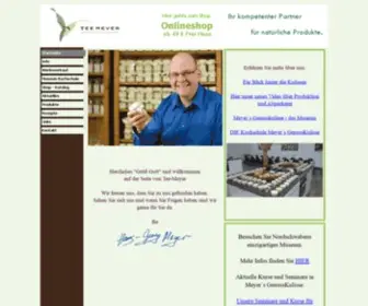 Tee-Meyer.de(Tee Meyer Website) Screenshot