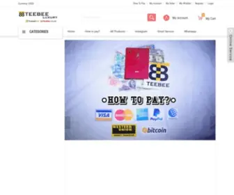 Teebeelux.com(Worldwide Shipping) Screenshot