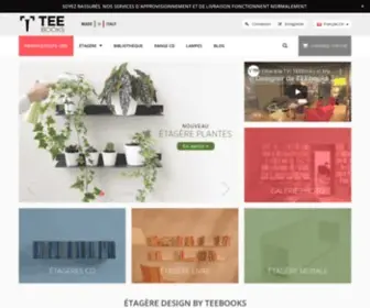 Teebooks.ch(Étagères Design et Étagères Murales) Screenshot