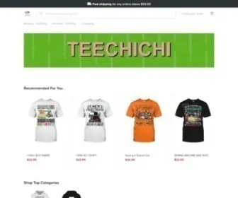 Teechichi.com(Teechichi Print shop) Screenshot