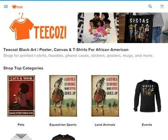 Teecozi.com(Teecozi Black Art) Screenshot