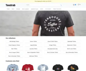 Teedrab.com(TeeDrab Store) Screenshot