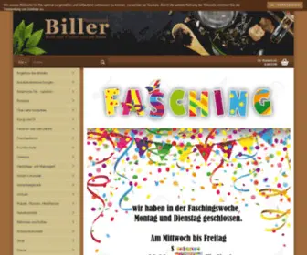 Teefabrik.de(Biller Naturmittel Onlineshop ) Screenshot