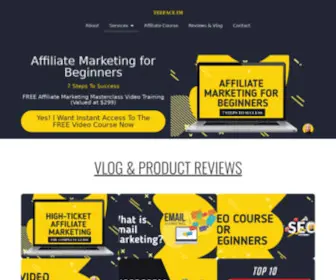 Teefaceim.com(Affiliate Marketing Mastery for Beginners) Screenshot