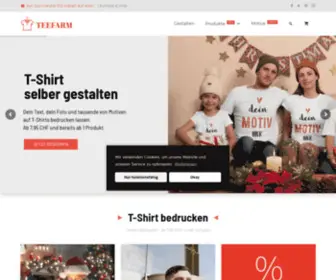 Teefarm.ch(T-Shirt bedrucken) Screenshot