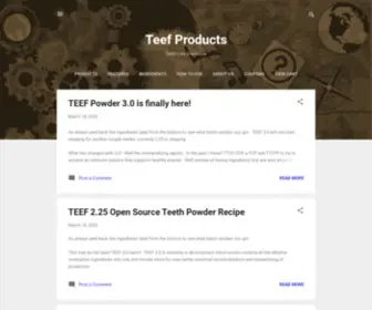 Teefpowder.com(Teef Powder) Screenshot