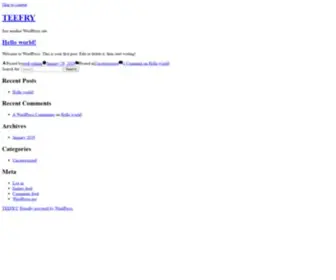 Teefry.com(Teefry) Screenshot