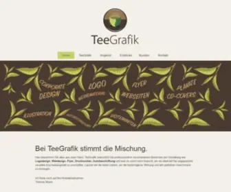 Teegrafik.ch(TeeGrafik, visueller Genuss) Screenshot