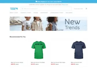 Teegtm.com(Shop for printed t) Screenshot