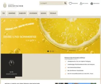 Teehaus-Bachfischer.de(Teehaus Bachfischer) Screenshot
