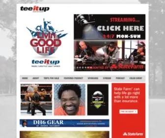 Teeitupshow.com(LIVIN THE GOOD LIFE SHOW on the Tee It Up Radio Network) Screenshot