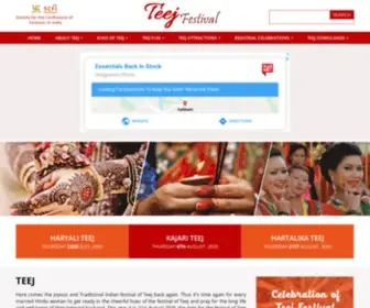 TeejFestival.org(Teej Festival) Screenshot