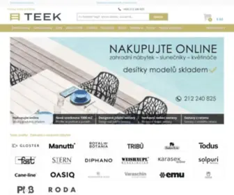 Teek.cz(Designový venkovní a zahradní nábytek) Screenshot