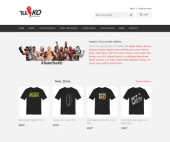 TeekoStore.com(Tee KO) Screenshot