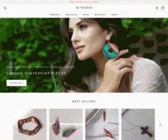 Teekri.com(Wood Jewelry) Screenshot