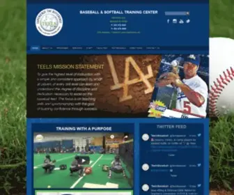 Teelbaseball.com(Teels) Screenshot