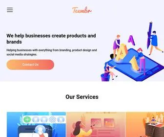 Teembr.com(Branding) Screenshot