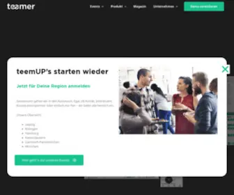 Teemer.de(Webbasierte Praxissoftware für Zahnärzte) Screenshot