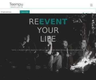 Teempu.com Screenshot