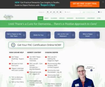 Teepasnow.com(Positive Approach to Care) Screenshot