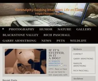 Teepee12.com(Serendipity Seeking Intelligent Life on Earth) Screenshot