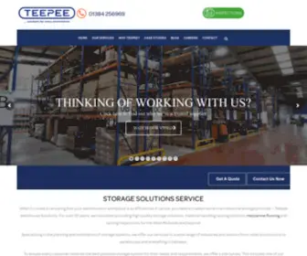 Teepee.co.uk(Teepee Materials Handling Limited) Screenshot