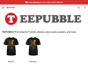 Teepubble.com(TEEPUBBLE Print shop for T) Screenshot