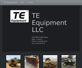 Teequipment.com(TE Equipment) Screenshot