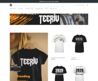 Teeriv.com(Graphic Tee) Screenshot