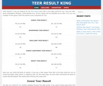 Teerresultking.in(Teer Results 02.11.2020) Screenshot