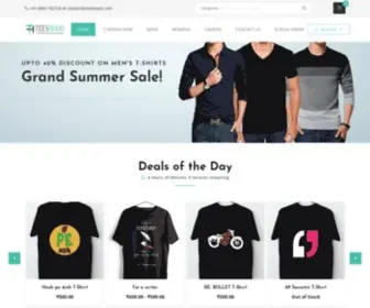 Teeshood.com(Shop Tshirts Online in India) Screenshot