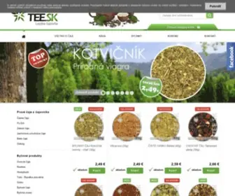 Tee.sk(Sypané čaje) Screenshot