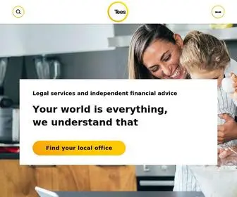 Teeslaw.com(Expert legal services & independent financial advice) Screenshot