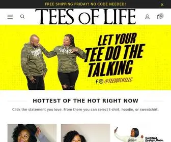 Teesoflife.com(Dope Statement T) Screenshot