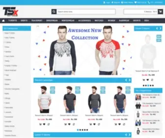 Teesort.com(Teesort is a leading online shopping company) Screenshot