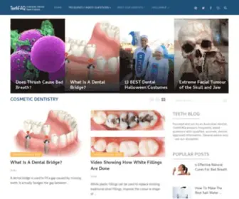 Teethfaq.com(Our mission) Screenshot