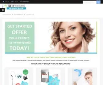 Teethwhiteningwholesale.com.au(Teeth Whitening Wholesale) Screenshot