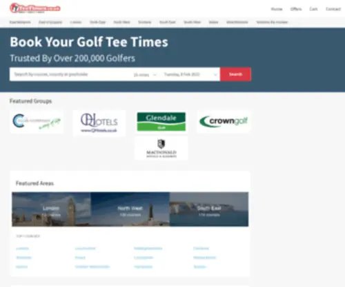 Teetimes.co.uk(Book Golf Tee Times UK) Screenshot