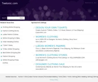 Teetonic.com(Www) Screenshot