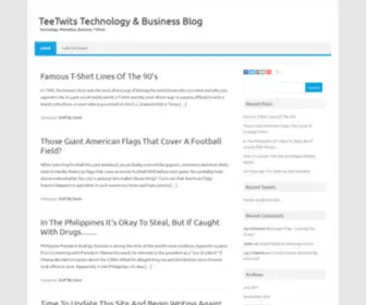 Teetwits.com(TeeTwits Technology & Business Blog) Screenshot