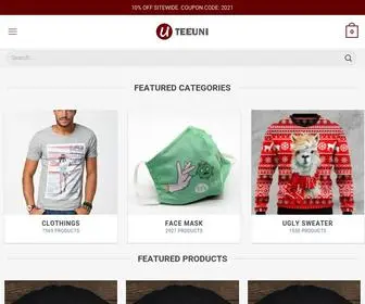 Teeuni.com(We follow and offer best unique and trendy clothing) Screenshot