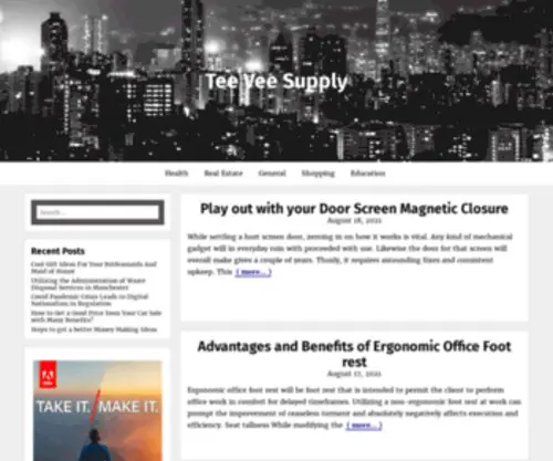 Teeveesupply.com(Tee Vee Supply) Screenshot