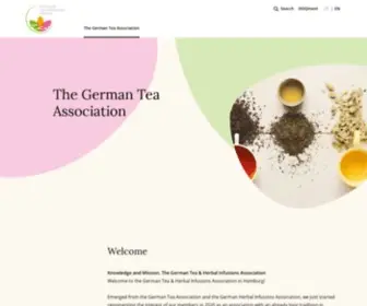 Teeverband.de(Willkommen) Screenshot