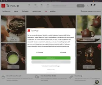 Teewald.de(Teewald Premium Tee Onlineshop) Screenshot