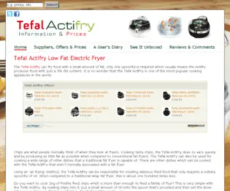 Tefal-Actifry.org.uk(Tefal Actifry) Screenshot