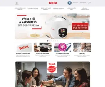 Tefal.sk(Tefal SR) Screenshot